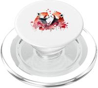Two Loving Red Pandas In Love Heart Valentine's Red Panda PopSockets PopGrip for MagSafe