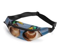 Two Mallard Ducks Belt Bag with Adjustable Strap, Lightweight Travel Crossbody Bags, Hands-Free Mini Fanny Packs in Running Gym
