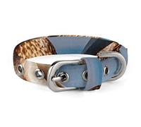 Two Mallard Ducks Dog Collar Adjustable Soft and Comfortable Puppy Collars with Metal Buckle Pet Collar for Small Medium Pet