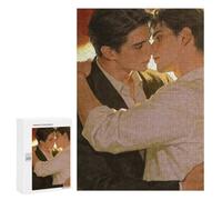 Two Men Embracing Romantically Jigsaw Puzzle for Adults And Families, 300 PCS, A Creative Way to Unwind after A Busy Day, for Cosy Nights