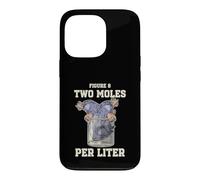 Two Moles Per Litre Measurement Chemistry Science Teacher Case for iPhone 13 Pro