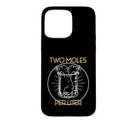 Two Moles Per Litre Measurement Chemistry Science Teacher Case for iPhone 15 Pro Max