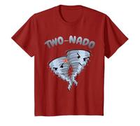 Two-Nado Warning 2nd Birthday Tornado 2 Years of Twists T-Shirt