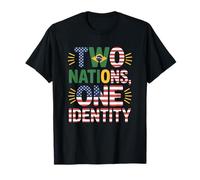 Two Nations One Identity, Half Brazilian American Roots T-Shirt
