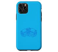Two Octopus Kraken Peace Hand Sign Victory Symbol 2 Hands Case for iPhone 11 Pro