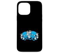 Two Octopus Kraken Peace Hand Sign Victory Symbol 2 Hands Case for iPhone 13 Pro Max