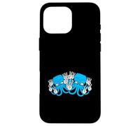 Two Octopus Kraken Peace Hand Sign Victory Symbol 2 Hands Case for iPhone 16 Pro Max