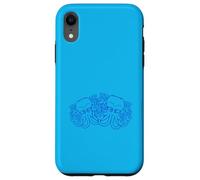 Two Octopus Kraken Peace Hand Sign Victory Symbol 2 Hands Case for iPhone XR