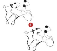 Two Open Face Mics for 1-Pin Motorola Radios 2 Open face helmet microphones with PTT for 1-pin Motorola two-way radios