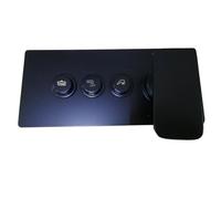 Two Or Three Function Device Bath Mixer Shower Exposed Valve Thermo Bathroom Faucet BR-9916(3 Function Black)