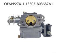 Two Outboard Engine Carburetor OEM P27X1 13303803687A1 Replacement for Mercury For Quicksilver 9 9HP 15HP 18HP Motors