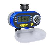 Two Outlet Garden Digital Electronic Water Timer, Solenoid Valve Irrigation Controller for,Yard
