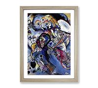 Two Ovals By Wassily Kandinsky Classic Painting Framed Print | A3 Oak Framed Wall Art | Ready to Hang | Classic Historical Picture | Living Room Bedroom Lounge Office