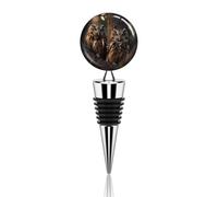 Two Owls on The Tree Wine Stoppers Reusable Wine Bottle Stopper Decorative Champagne Stoppers Silicone Beverage Bottle Sealer Keep Fresh, Leakproof Wines Saver for Bar Party Decor