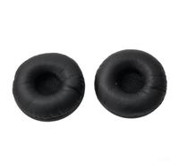 Two Pack Black Ear Pads Featuring Sponge Padding And Pu Leather For Surface Compatible With For Plantronics W440 W445 W740 W745 Cs540 Cs545 Wh500