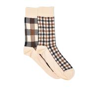 Two Pack Check Socks