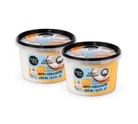 TWO PACK Organic Shop Body Scrub Anti-Cellulite Coconut & Orange, 250 ml x 2