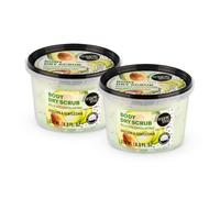 TWO PACK Organic Shop Body Scrub Delicate Exfoliating Dry Body Scrub Avocado & Chia, 250 ml x 2
