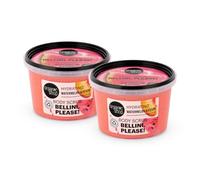 TWO PACK Organic Shop Body Scrub Hydrating Bellini Please Watermelon & Peach, 250 ml x 2