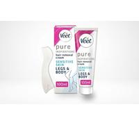 Two Packs of Veet Pure Inspirations Hair Removal Cream for Sensitive Skin 100ml