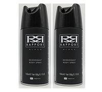 (TWO PACKS) Rapport Black Deodorant Body Spray 150ml