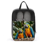 Two Parrots Travel Shoes Carrier Dustproof Portable Shoe Pouch Carrying Strap Handheld Shoe Bag for Travel Daily Use Storage Pouch, gray, One size, Travel Shoes Carrier, Gray, One size, Travel Shoes