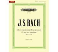 TWO PART INVENTIONS BWV 772 TO 786 FOR P by BACH, JOHANN SEBASTI Paperback