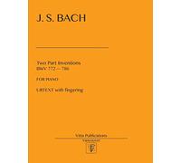 Two Part Inventions: Urtext with fingering