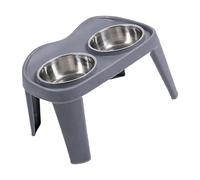 Two Part Raised Dog Dish with Stable Base Encourages Proper Alignment Great for Senior Dogs or Puppies Slip Proof Dog Bowl
