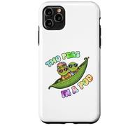 Two Peas In A Pod Hippie Tie Dye Matching Couple Peace Fun Case for iPhone 11 Pro Max