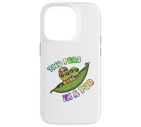 Two Peas In A Pod Hippie Tie Dye Matching Couple Peace Fun Case for iPhone 14 Pro
