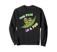 Two Peas In A Pod Hippie Tie Dye Matching Couple Peace Fun Sweatshirt
