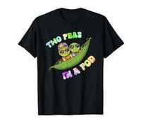 Two Peas in A Pod Hippie Tie Dye Matching Couple Peace Fun T-Shirt