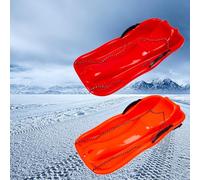 Two-Person, Two-Seater Sledges, Winter Sledges, Children's Anti-Freeze Sledges, Thickened Plastic Sledges, Sledges with Backrests and Pull Ropes
