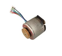Two-phase Four-wire 20mm Circular Stepper electronic starter with 11-gear, Copper Wheel 40 Ohms Stepper electronic starter Output Shaft 1.5 mm IDGTTLDF