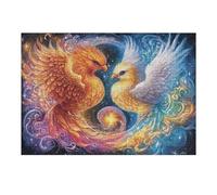 Two Phoenixes in Starry Opposition 300 Piece Jigsaw Puzzle for Adults Jigsaw Afternoon Tea Companion Brainteaser Perfect Holiday Present Stylish Home Decor 300 PCS