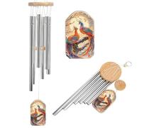 Two Phoenixes in Winter Wind Chimes for Outside Memorial Tuned Outdoor Windchimes Large Garden Decor Wind Chime with Melodious Sound for Mom Dad Grandma Home Garden Patio Decor