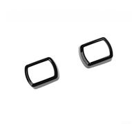 Two Piece ABS Central Console Button Ring Trim for Toyota RAV4 2026 2027 Wireless Charging Control Interface (Glossy Black)