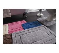 Two Piece Bath Mat and Pedestal Set 100% Microfibre Supersoft Non-Slip