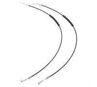 Two Piece Front Interior Door Handle Latch Cable for Hyundai For Tiburon 2003 to 2008 Direct OE Fit Plastic Construction