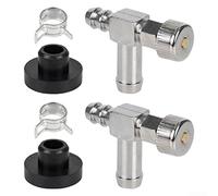Two Piece Fuel Shutoff Valve Assembly Kit Replacement Designed to Fit Specific Model Variants Listed as