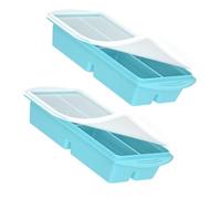 Two Piece Oversized Ice Brick Maker with Leak Proof Cover for Daily Needs Easy Release Even Molds