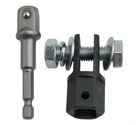 Two Piece Scissor Adapter Set for 1/2in For Impact Wrench Use Compact and for Field Repairs Hex Design Supports Fast Accessory Changes