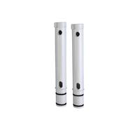 Two Pieces Puffing Air Tubes Plastic Pipe Cylinder Expansion Rod Replacement Compatible for Donper Ice Cream Machines