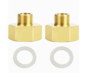 Two Pieces Reducer Extension 3/8 Outer x 3/4 Inner Brass