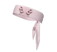 Two pink floral Patterned sports headband for men and women, sweat-absorbing headband for badminton, mountaineering and cycling