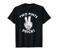 Two Pints Prick Funny Scottish Slang Banter T-Shirt