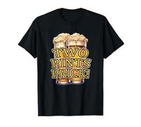 Two Pints Prick Funny Scottish Slang Banter T-Shirt