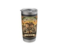 Two Pints, Prick Scottish Glasgow Humour Funny Stainless Steel Insulated Tumbler