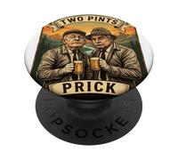 Two pints, prick Scottish humour Funny PopSockets Adhesive PopGrip
